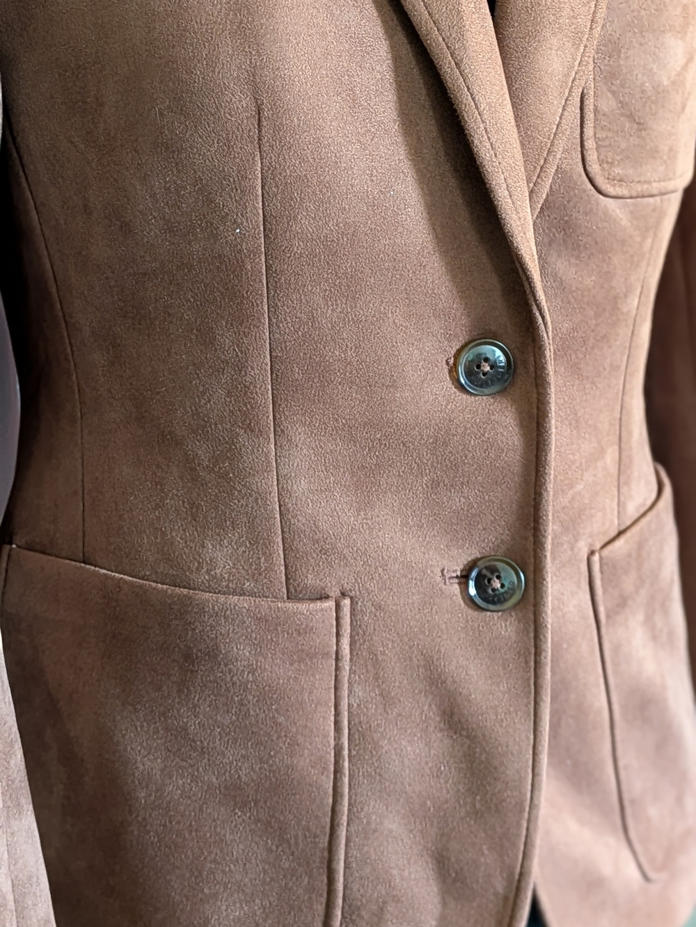 Tommy Hilfiger Brown Suede Blazer